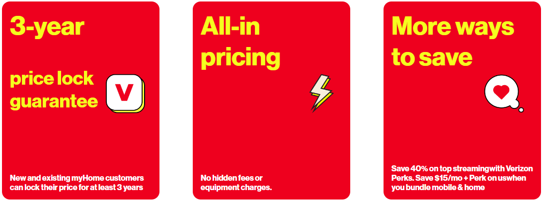 3-year price lock guarantee, All-in pricing, More ways to save